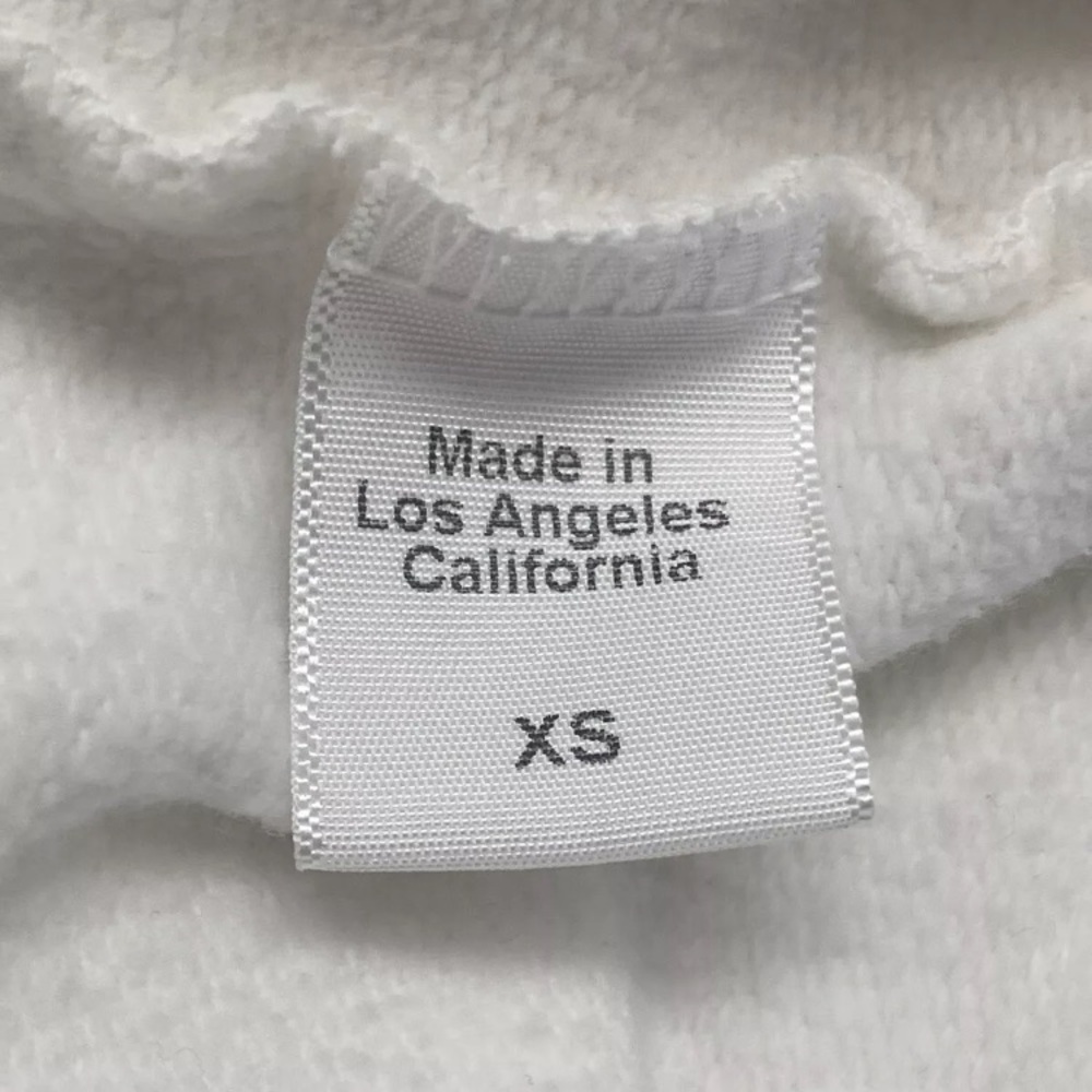Clare V  Vive La Resistance Sweatshirt Size XS White - Picture 8 of 9